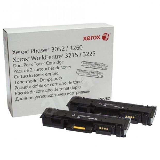 Картридж лазерный XEROX (106R02782) WC 3225/Phaser 3052/3260, оригинальный, КОМПЛЕКТ 2 шт., ресурс 2х3000 страниц Картридж лазерный XEROX (106R02782) WC 3225/Phaser 3052/3260, оригинальный, КОМПЛЕКТ 2 шт., ресурс 2х3000 страниц