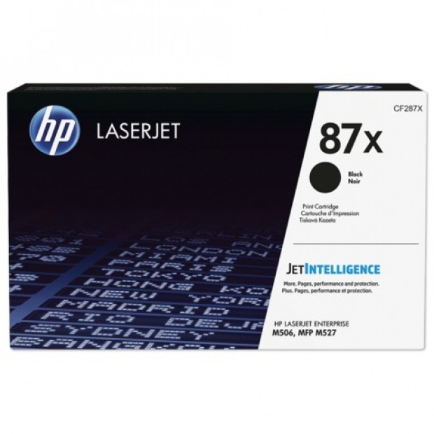 Картридж лазерный HP (CF287X) LaserJet M506dn/M506x/M527dn/M527f/M527c, №87X, оригинальный, ресурс 18000 страниц