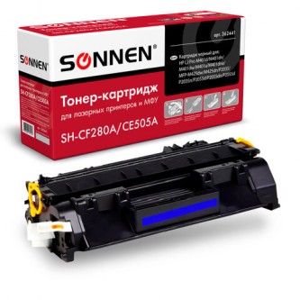 Картридж лазерный SONNEN (SH-CF280A/CE505A) для HP LJ M401/425/P2035/2055, ВЫСШЕЕ КАЧЕСТВО, ресурс 2300 стр., 362441 Картридж лазерный SONNEN (SH-CF280A/CE505A) для HP LJ M401/425/P2035/2055, ВЫСШЕЕ КАЧЕСТВО, ресурс 2300 стр., 362441