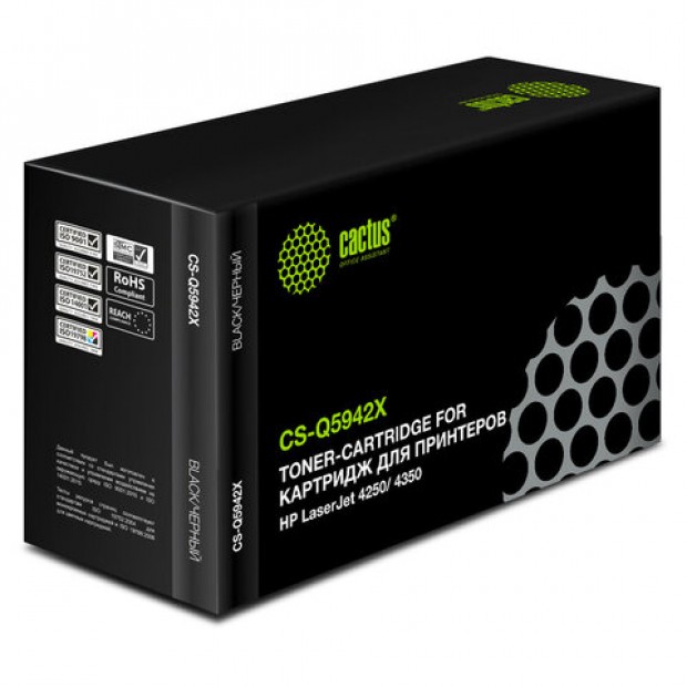 Картридж лазерный CACTUS (CS-Q5942X) для HP LaserJet 4250/4350, ресурс 20000 стр. Картридж лазерный CACTUS (CS-Q5942X) для HP LaserJet 4250/4350, ресурс 20000 стр.