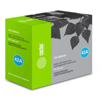 Картридж лазерный CACTUS (CS-Q5942А) для HP LaserJet 4250/4350, ресурс 10000 стр., CS-Q5942A Картридж лазерный CACTUS (CS-Q5942А) для HP LaserJet 4250/4350, ресурс 10000 стр., CS-Q5942A
