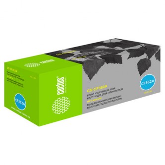 Картридж лазерный CACTUS (CS-CF362A) для HP LaserJet Pro M552dn/M553dn/M553n, желтый, ресурс 5000 стр. Картридж лазерный CACTUS (CS-CF362A) для HP LaserJet Pro M552dn/M553dn/M553n, желтый, ресурс 5000 стр.