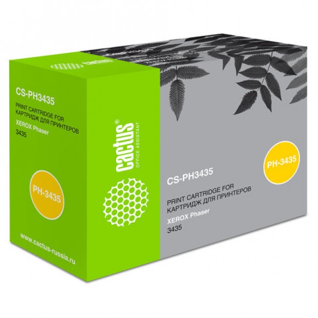 Картридж лазерный CACTUS (CS-PH3435) для XEROX Phaser 3435DN, ресурс 10000 стр. Картридж лазерный CACTUS (CS-PH3435) для XEROX Phaser 3435DN, ресурс 10000 стр.