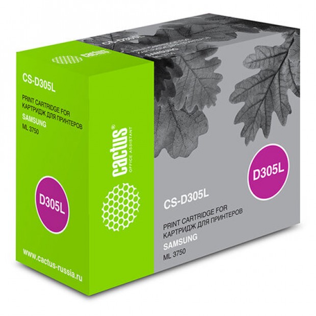 Картридж лазерный CACTUS (CS-D305L) для SAMSUNG ML-3750ND, ресурс 15000 стр. Картридж лазерный CACTUS (CS-D305L) для SAMSUNG ML-3750ND, ресурс 15000 стр.