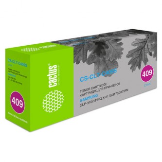 Картридж лазерный CACTUS (CS-CLT-C409S) для SAMSUNG CLP-310/315, голубой, ресурс 1000 страниц Картридж лазерный CACTUS (CS-CLT-C409S) для SAMSUNG CLP-310/315, голубой, ресурс 1000 страниц