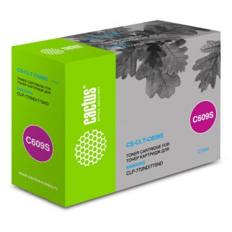 Картридж лазерный CACTUS (CS-CLT-C609S) для SAMSUNG CLP-770/770ND/775/775ND, голубой, ресурс 7000 стр. Картридж лазерный CACTUS (CS-CLT-C609S) для SAMSUNG CLP-770/770ND/775/775ND, голубой, ресурс 7000 стр.