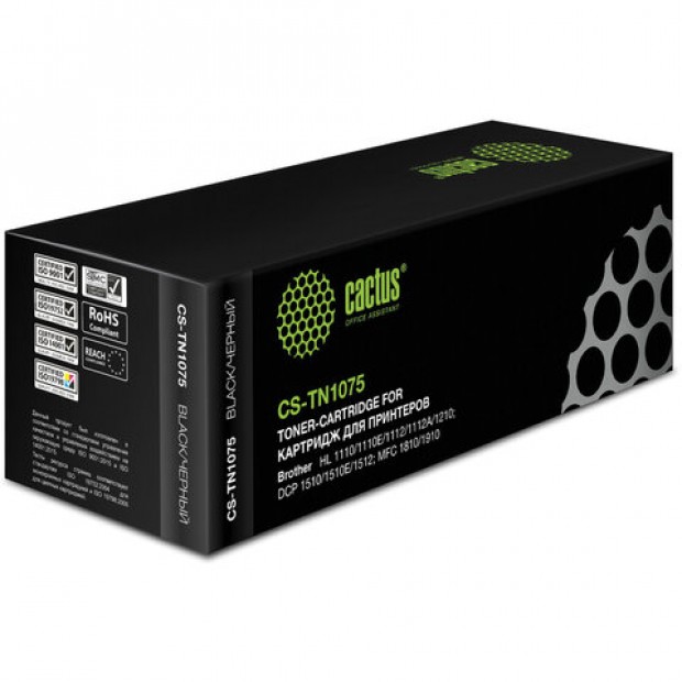 Картридж лазерный CACTUS (CS-TN1075) для BROTHER HL-1110R/DCP-1512R/MFC-1815R, ресурс 1000 стр. Картридж лазерный CACTUS (CS-TN1075) для BROTHER HL-1110R/DCP-1512R/MFC-1815R, ресурс 1000 стр.