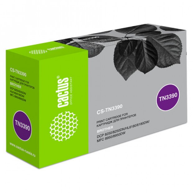 Картридж лазерный CACTUS (CS-TN3390) для BROTHER HL-6180DW/DCP-8250DN, ресурс 12000 стр. Картридж лазерный CACTUS (CS-TN3390) для BROTHER HL-6180DW/DCP-8250DN, ресурс 12000 стр.