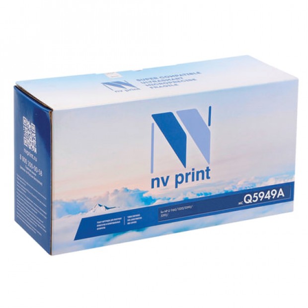 Картридж лазерный NV PRINT (NV-Q5949A) для HP LaserJet 1160/1320/3390 и другие, ресурс 2500 стр. Картридж лазерный NV PRINT (NV-Q5949A) для HP LaserJet 1160/1320/3390 и другие, ресурс 2500 стр.
