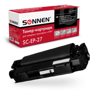 Картридж лазерный SONNEN (SC-EP-27) для CANON LBP-3200/MF3228/3240/5730, ВЫСШЕЕ КАЧЕСТВО, ресурс 2500 стр., 362912 Картридж лазерный SONNEN (SC-EP-27) для CANON LBP-3200/MF3228/3240/5730, ВЫСШЕЕ КАЧЕСТВО, ресурс 2500 стр., 362912