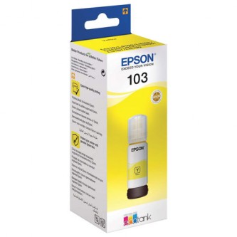 Чернила EPSON 103 (C13T00S44A) для СНПЧ EPSON L3100/L3101/L3110/L3150/L3151/L1110, желтые, ОРИГИНАЛЬНЫЕ Чернила EPSON 103 (C13T00S44A) для СНПЧ EPSON L3100/L3101/L3110/L3150/L3151/L1110, желтые, ОРИГИНАЛЬНЫЕ