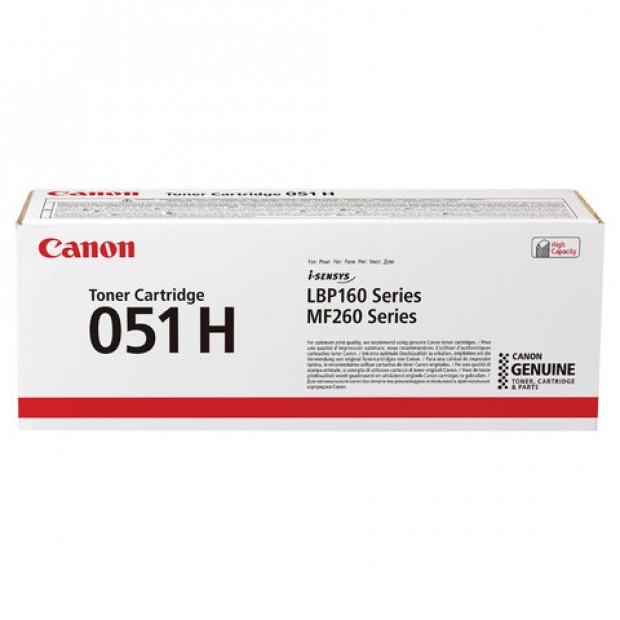 Картридж лазерный CANON (051H) i-SENSYS LBP162dw/MF264dw/267dw/269dw, ресурс 4100 страниц, оригинальный, 2169C002 Картридж лазерный CANON (051H) i-SENSYS LBP162dw/MF264dw/267dw/269dw, ресурс 4100 страниц, оригинальный, 2169C002