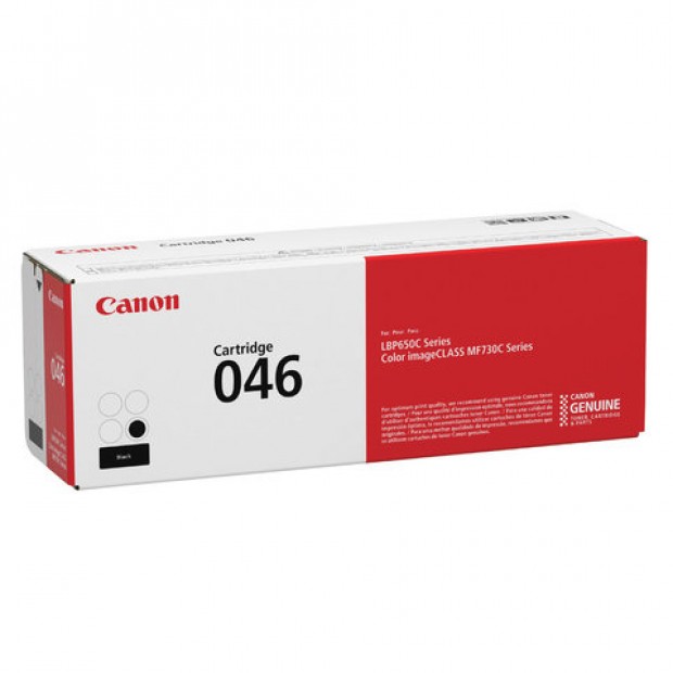 Картридж лазерный CANON (046Bk) i-SENSYS LBP653Cdw / 654Cx / MF732Cdw / 734Cdw, черный, ресурс 2200 страниц, оригинальный, 1250C002