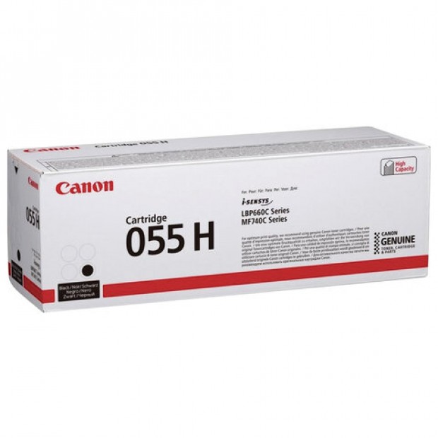 Картридж лазерный CANON (055HBK) для LBP663/664/MF742/744/746, черный, оригинальный, ресурс 7600 страниц, 3020C002 Картридж лазерный CANON (055HBK) для LBP663/664/MF742/744/746, черный, оригинальный, ресурс 7600 страниц, 3020C002
