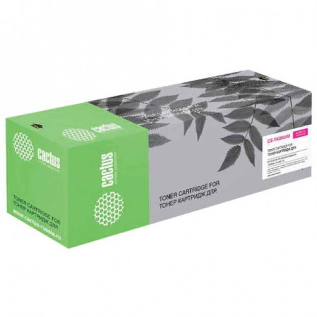 Тонер-картридж CACTUS (CS-TK8505M) для Kyocera FS-4500CN/5550CN/TASKalfa 4551ci, пурпурный, ресурс 20000 страниц Тонер-картридж CACTUS (CS-TK8505M) для Kyocera FS-4500CN/5550CN/TASKalfa 4551ci, пурпурный, ресурс 20000 страниц