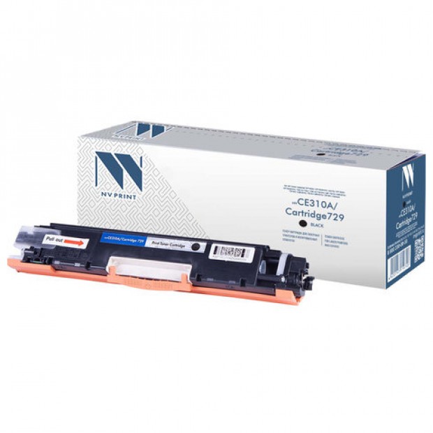 Картридж лазерный NV PRINT (NV-CE310A/729Bk) для HP M175nw/CP1025nw/CANON LBP7010C, черный, ресурс 1200 страниц Картридж лазерный NV PRINT (NV-CE310A/729Bk) для HP M175nw/CP1025nw/CANON LBP7010C, черный, ресурс 1200 страниц