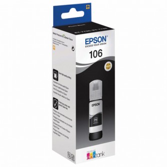 Чернила EPSON 106 (C13T00R140) для СНПЧ L7160/L7180, фото-черные, ОРИГИНАЛЬНЫЕ Чернила EPSON 106 (C13T00R140) для СНПЧ L7160/L7180, фото-черные, ОРИГИНАЛЬНЫЕ