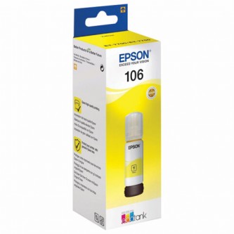 Чернила EPSON 106 (C13T00R440) для СНПЧ L7160/L7180, желтые, ОРИГИНАЛЬНЫЕ Чернила EPSON 106 (C13T00R440) для СНПЧ L7160/L7180, желтые, ОРИГИНАЛЬНЫЕ