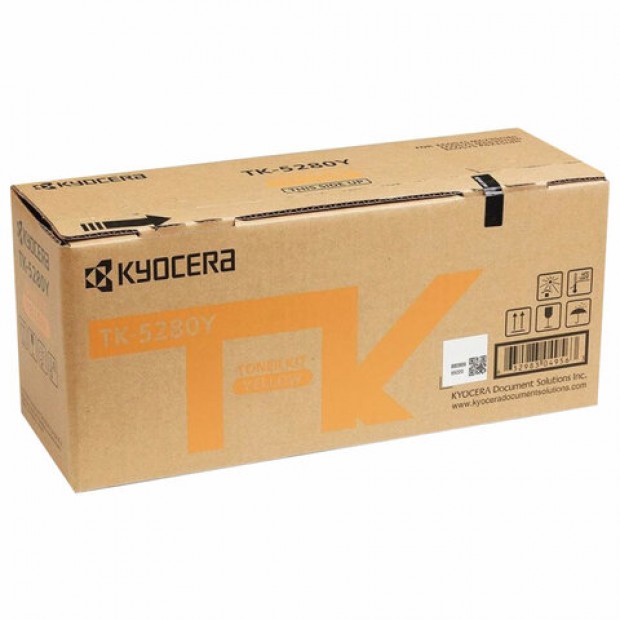 Тонер-картридж KYOCERA (TK-5280Y) M6235cidn/M6635cidn/P6235cdn, желтый, ресурс 11000 страниц, оригинальный, 1T02TWANL0 Тонер-картридж KYOCERA (TK-5280Y) M6235cidn/M6635cidn/P6235cdn, желтый, ресурс 11000 страниц, оригинальный, 1T02TWANL0
