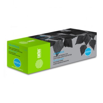 Картридж лазерный CACTUS (CS-CF531A) для HP LJ M180n/M181fw, голубой, ресурс 900 страниц Картридж лазерный CACTUS (CS-CF531A) для HP LJ M180n/M181fw, голубой, ресурс 900 страниц