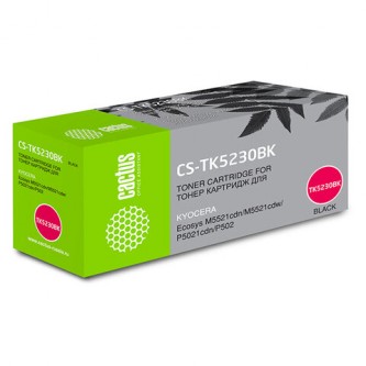 Картридж лазерный CACTUS (CS-TK5230BK) для Kyocera M5521cdn/M5521cdw/P5021cdn, черный, ресурс 2600 страниц Картридж лазерный CACTUS (CS-TK5230BK) для Kyocera M5521cdn/M5521cdw/P5021cdn, черный, ресурс 2600 страниц