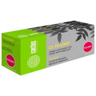 Картридж лазерный CACTUS (CS-TK5280Y) для Kyocera P6235cdn / M6235cidn / M6635cidn, желтый, ресурс 11000 страниц Картридж лазерный CACTUS (CS-TK5280Y) для Kyocera P6235cdn / M6235cidn / M6635cidn, желтый, ресурс 11000 страниц