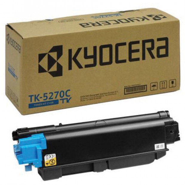 Тонер-картридж KYOCERA (TK-5270C) M6230cidn/M6630cidn/P6230cdn, голубой, оригинальный, ресурс 6000 страниц, 1T02TVCNL0 Тонер-картридж KYOCERA (TK-5270C) M6230cidn/M6630cidn/P6230cdn, голубой, оригинальный, ресурс 6000 страниц, 1T02TVCNL0