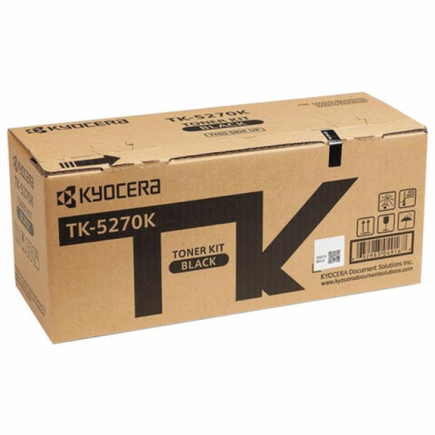 Тонер-картридж KYOCERA (TK-5270K) M6230cidn/M6630cidn/P6230cdn, черный, оригинальный, ресурс 8000 страниц, 1T02TV0NL0 Тонер-картридж KYOCERA (TK-5270K) M6230cidn/M6630cidn/P6230cdn, черный, оригинальный, ресурс 8000 страниц, 1T02TV0NL0