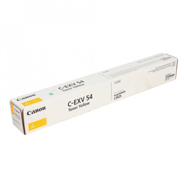 Тонер CANON (C-EXV54Y) C3025i, желтый, оригинальный, ресурс 8500 страниц, 1397C002 Тонер CANON (C-EXV54Y) C3025i, желтый, оригинальный, ресурс 8500 страниц, 1397C002