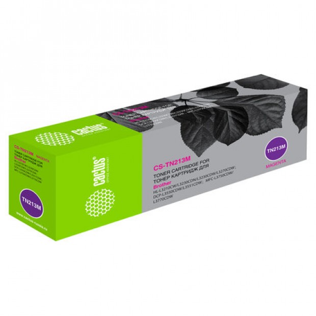 Картридж лазерный CACTUS (CS-TN213M) для Brother HL 3230/DCP3550/MFC3770, пурпурный, ресурс 1300 страниц Картридж лазерный CACTUS (CS-TN213M) для Brother HL 3230/DCP3550/MFC3770, пурпурный, ресурс 1300 страниц
