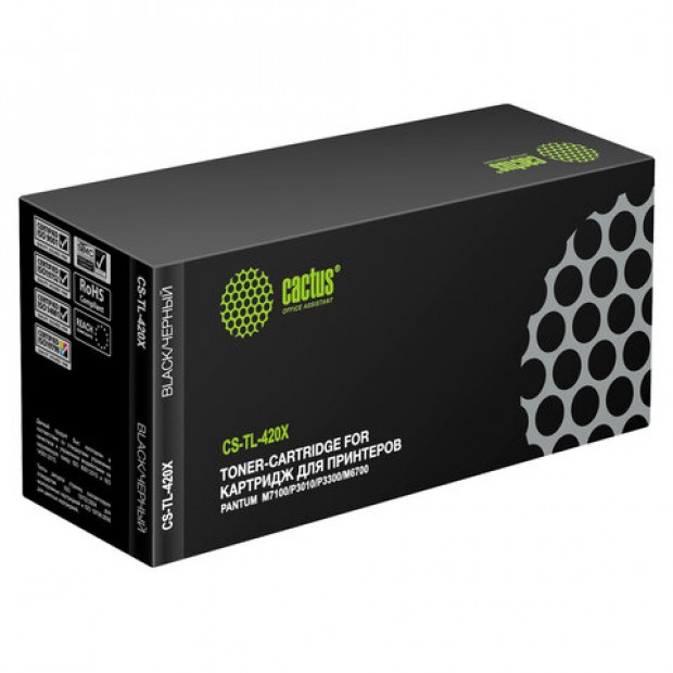 Картридж лазерный CACTUS (CS-TL-420X) для Pantum P3010D/P3010DW/P3300D/P3300DN/P3300DW, ресурс 6000 страниц Картридж лазерный CACTUS (CS-TL-420X) для Pantum P3010D/P3010DW/P3300D/P3300DN/P3300DW, ресурс 6000 страниц