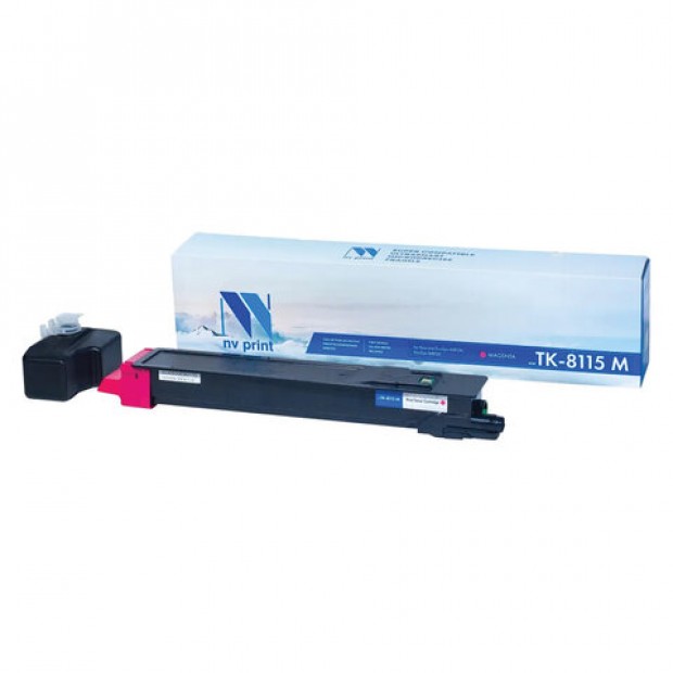 Тонер-картридж NV PRINT (NV-TK8115M) для Kyocera M8124cidn / M8130cidn, пурпурный, ресурс 6000 страниц Тонер-картридж NV PRINT (NV-TK8115M) для Kyocera M8124cidn / M8130cidn, пурпурный, ресурс 6000 страниц