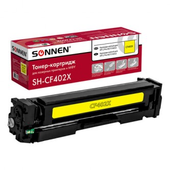 Картридж лазерный SONNEN (SH-CF402X) для HP LJ Pro M277/M252 ВЫСШЕЕ КАЧЕСТВО желтый, 2300 страниц, 363944 Картридж лазерный SONNEN (SH-CF402X) для HP LJ Pro M277/M252 ВЫСШЕЕ КАЧЕСТВО желтый, 2300 страниц, 363944