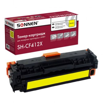 Картридж лазерный SONNEN (SH-CF412X) для HP LJ Pro M477/M452 ВЫСШЕЕ КАЧЕСТВО желтый, 5000 страниц, 363948 Картридж лазерный SONNEN (SH-CF412X) для HP LJ Pro M477/M452 ВЫСШЕЕ КАЧЕСТВО желтый, 5000 страниц, 363948