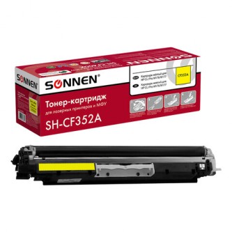 Картридж лазерный SONNEN (SH-CF352A) для HP CLJ Pro M176/M177 ВЫСШЕЕ КАЧЕСТВО, желтый, 1000 страниц, 363952 Картридж лазерный SONNEN (SH-CF352A) для HP CLJ Pro M176/M177 ВЫСШЕЕ КАЧЕСТВО, желтый, 1000 страниц, 363952
