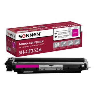 Картридж лазерный SONNEN (SH-CF353A) для HP CLJ Pro M176/177 ВЫСШЕЕ КАЧЕСТВО, пурпурный, 1000 страниц, 363953 Картридж лазерный SONNEN (SH-CF353A) для HP CLJ Pro M176/177 ВЫСШЕЕ КАЧЕСТВО, пурпурный, 1000 страниц, 363953
