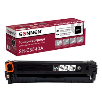Картридж лазерный SONNEN (SH-CB540A) для HP CLJ CP1215/1515 ВЫСШЕЕ КАЧЕСТВО, черный, 2200 страниц, 363954 Картридж лазерный SONNEN (SH-CB540A) для HP CLJ CP1215/1515 ВЫСШЕЕ КАЧЕСТВО, черный, 2200 страниц, 363954