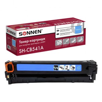 Картридж лазерный SONNEN (SH-CB541A) для HP CLJ CP1215/1515 ВЫСШЕЕ КАЧЕСТВО, голубой, 1400 страниц, 363955 Картридж лазерный SONNEN (SH-CB541A) для HP CLJ CP1215/1515 ВЫСШЕЕ КАЧЕСТВО, голубой, 1400 страниц, 363955