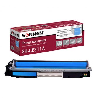 Картридж лазерный SONNEN (SH-CE311A) для HP CLJ CP1025 ВЫСШЕЕ КАЧЕСТВО, голубой, 1000 страниц, 363963 Картридж лазерный SONNEN (SH-CE311A) для HP CLJ CP1025 ВЫСШЕЕ КАЧЕСТВО, голубой, 1000 страниц, 363963