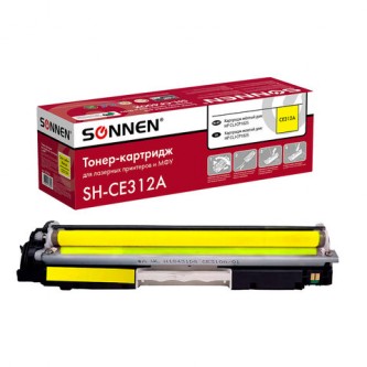 Картридж лазерный SONNEN (SH-CE312A) для HP CLJ CP1025 ВЫСШЕЕ КАЧЕСТВО, желтый, 1000 страниц, 363964 Картридж лазерный SONNEN (SH-CE312A) для HP CLJ CP1025 ВЫСШЕЕ КАЧЕСТВО, желтый, 1000 страниц, 363964