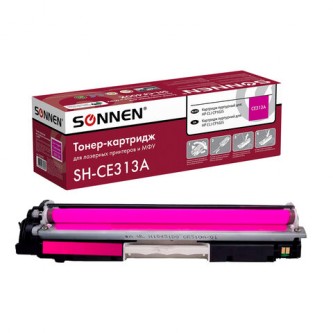 Картридж лазерный SONNEN (SH-CE313A) для HP CLJ CP1025 ВЫСШЕЕ КАЧЕСТВО, пурпурный, 1000 страниц, 363965 Картридж лазерный SONNEN (SH-CE313A) для HP CLJ CP1025 ВЫСШЕЕ КАЧЕСТВО, пурпурный, 1000 страниц, 363965