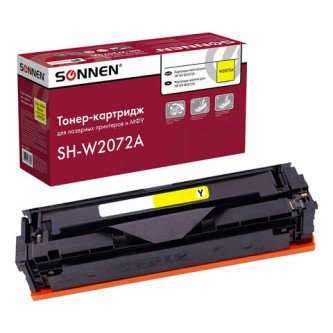 Картридж лазерный SONNEN (SH-W2072A) для HP CLJ 150/178 ВЫСШЕЕ КАЧЕСТВО, желтый, 700 страниц, 363968 Картридж лазерный SONNEN (SH-W2072A) для HP CLJ 150/178 ВЫСШЕЕ КАЧЕСТВО, желтый, 700 страниц, 363968