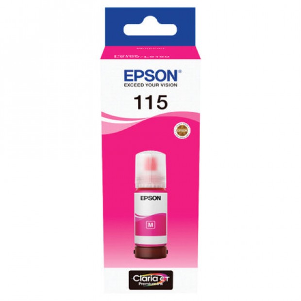 Чернила EPSON 115 (C13T07D34A) для СНПЧ L8160/L8180, пурпурные, объем 70 мл, ОРИГИНАЛЬНЫЕ Чернила EPSON 115 (C13T07D34A) для СНПЧ L8160/L8180, пурпурные, объем 70 мл, ОРИГИНАЛЬНЫЕ