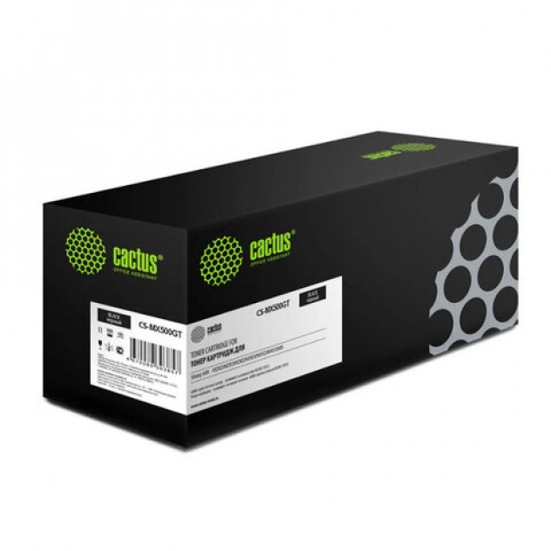Картридж лазерный CACTUS (CS-MX500GT) для Sharp MX-M282/M283/M363/M452/M453/M503, ресурс 40000 страниц Картридж лазерный CACTUS (CS-MX500GT) для Sharp MX-M282/M283/M363/M452/M453/M503, ресурс 40000 страниц