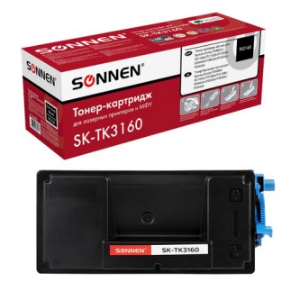 Тонер-картридж лазерный SONNEN (SK-TK3160) для KYOCERA ECOSYS P3045dn/P3050dn/P3060dn/M3145dn, ресурс 12500 стр., 364080 Тонер-картридж лазерный SONNEN (SK-TK3160) для KYOCERA ECOSYS P3045dn/P3050dn/P3060dn/M3145dn, ресурс 12500 стр., 364080