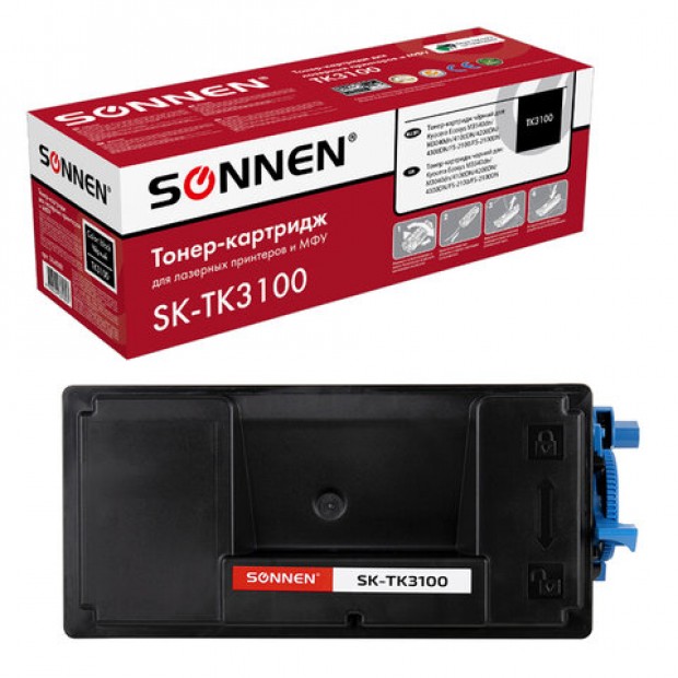 Тонер-картридж лазерный SONNEN (SK-TK3100) для KYOCERA FS-2100/FS-2100DN/ECOSYS M3040dn/M3540dn, ресурс 12500 стр., 364088 Тонер-картридж лазерный SONNEN (SK-TK3100) для KYOCERA FS-2100/FS-2100DN/ECOSYS M3040dn/M3540dn, ресурс 12500 стр., 364088