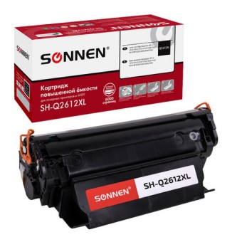 Картридж лазерный SONNEN (SH-Q2612XL) для HP LJ 1010/1012/1015/1018/1020/1022/M1319F/3020/3030/3050/3052, ресурс 6000 стр., 364094 Картридж лазерный SONNEN (SH-Q2612XL) для HP LJ 1010/1012/1015/1018/1020/1022/M1319F/3020/3030/3050/3052, ресурс 6000 стр., 364094