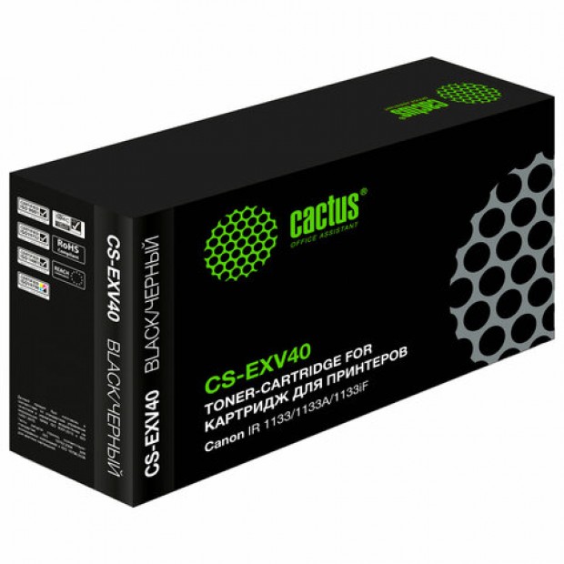Картридж лазерный CACTUS (CS-EXV40) для Canon IR 1133/1133A/1133iF, ресурс 6000 страниц Картридж лазерный CACTUS (CS-EXV40) для Canon IR 1133/1133A/1133iF, ресурс 6000 страниц