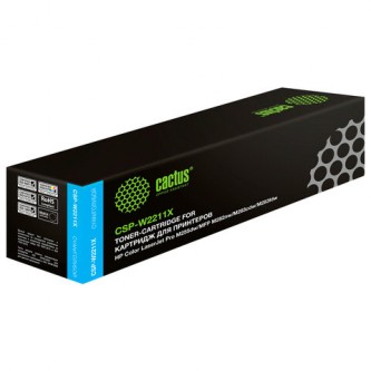 Картридж лазерный CACTUS (CSP-W2211X) для HP M255/MFP M282/M283, голубой, ресурс 2450 страниц Картридж лазерный CACTUS (CSP-W2211X) для HP M255/MFP M282/M283, голубой, ресурс 2450 страниц