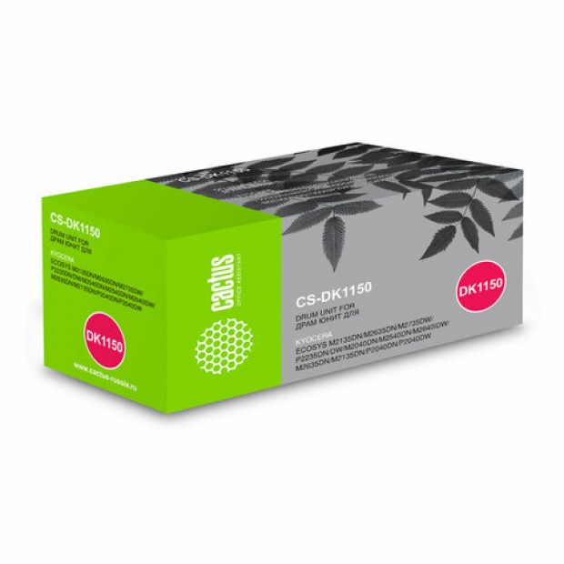Фотобарабан CACTUS (CS-DK1150) для Kyocera Mita M2040dn/ M2135dn/M2540dn, ресурс 100000 стр. Фотобарабан CACTUS (CS-DK1150) для Kyocera Mita M2040dn/ M2135dn/M2540dn, ресурс 100000 стр.